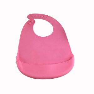 Bubbento Easy-Clean Rubber Baby Bib (Elephant Pattern)