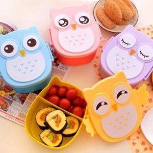Bubbento Kawaii Owl Microwave Bento Lunch Box