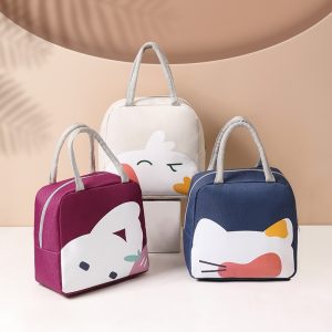 Bubbento Cartoon Thermal Insulation Lunch Bag