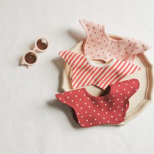 Bubbento 360° Rotatable 4-Layer Waterproof Cotton Baby Bib