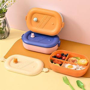 Bubbento Microwaveable Sealed Compartment Lunch Box