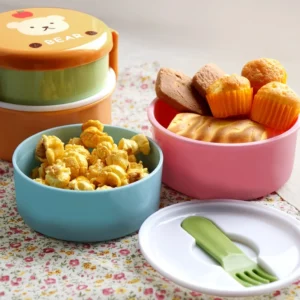 Bubbento Cute Double Layer Kids Bento Lunch Box 540ml