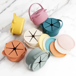 Bubbento Silicone Baby Snack Cup with Lid 125ml